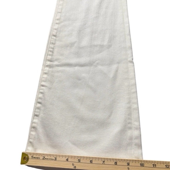 a.n.a High-Rise Flare White Jeans 16 Tall 31” Inseam pockets front and back - Picture 12 of 13